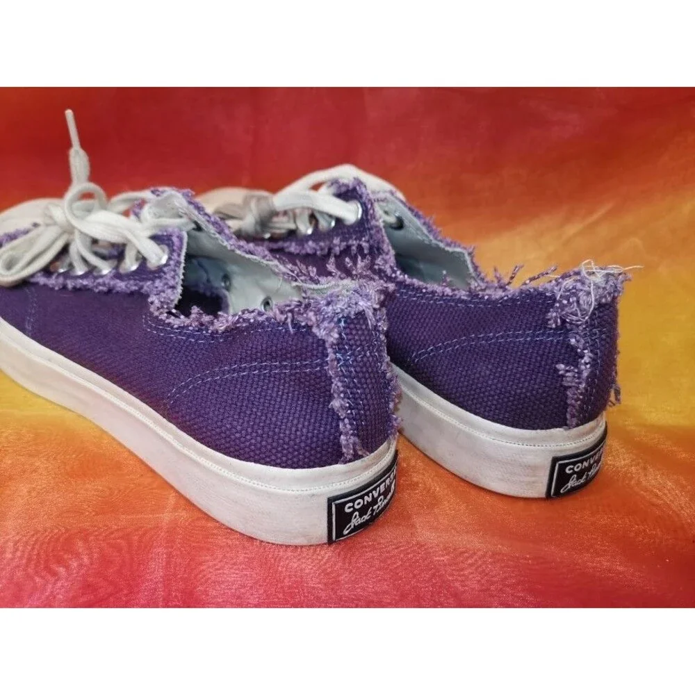 Converse Unisex Jack Purcell Purple Modern Low Sneakers Men Sz 5.5 Women Size 7